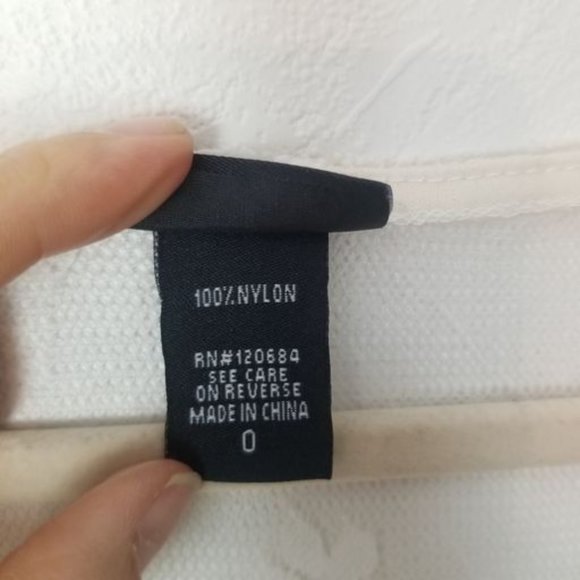 Torrid Womens 0X White Floral Print Sheer Lace Sho - Picture 6 of 7